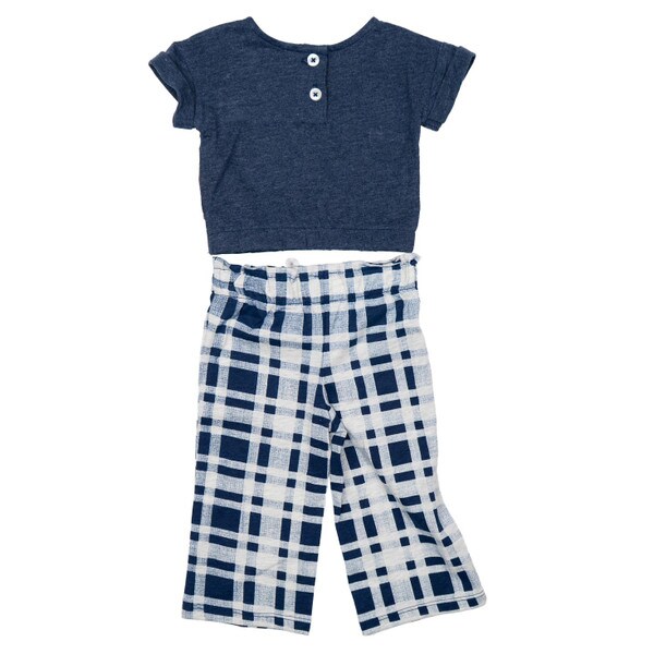 Infant Utah State Aggies Plaid Set